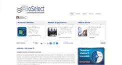 Desktop Screenshot of ioselect.com